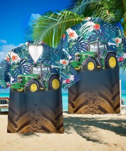 Tractor Hawaii Shirt 3D Printed Gift For Summer