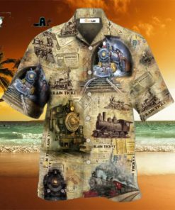 Train Amazing Locomotive Hawaiian Shirt