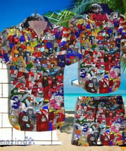 Transformer 80s Colorful Hawaiian Shirt, Short Unique Gift