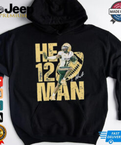 Travis Hunter Football Star 12th Man Autograph T shirt 2D print