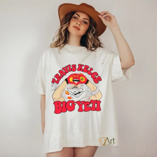 Travis Kelce Big Yeti Heart Hands Kansas City Chiefs Shirt