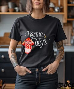 Travis Kelce Karma is the guy on the Chiefs shirt