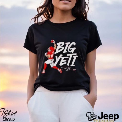 Travis Kelce big Yeti signature shirt