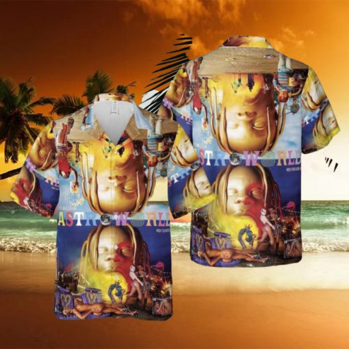 Travis Scott Greeting From Astroworld Cover Hawaiian Shirt