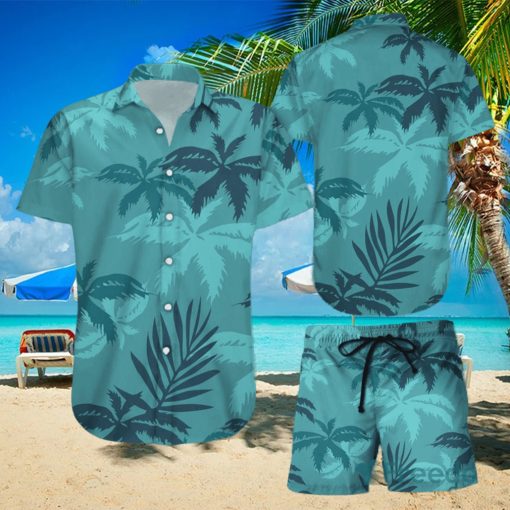Tree Floral Hawaiian Shirts And Short Summer Beach Set