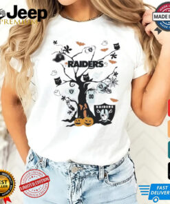 Tree Halloween Las Vegas Raiders NFL Team 2024 Shirt