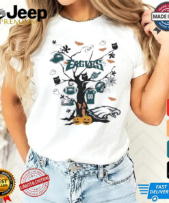 Tree Halloween Philadelphia Eagles NFL Team 2024 Shirt