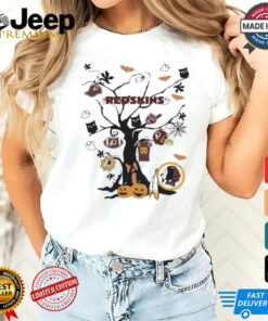 Tree Halloween Washington Redskins NFL Team 2024 Shirt