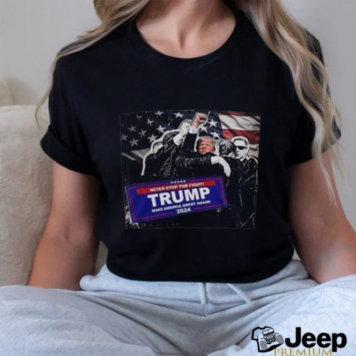 Trending Donald Trump Assassination Trump 2024 USA Flag Make America Great Again T shirt