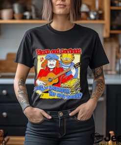 Trending Simon and Garfield Hello Lasagna my old friend shirt