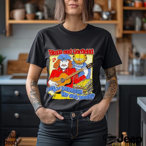 Trending Simon and Garfield Hello Lasagna my old friend shirt