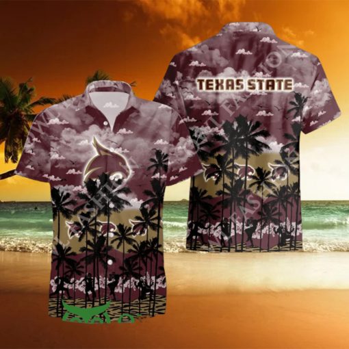 Trending Summer 2024 Texas State Bobcats Basketball Hawaiian Shirt