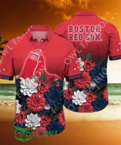 Trending Summer Boston Red Sox MLB Flower Hawaiian Shirt