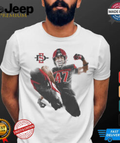 Trey White San Diego State Aztecs Portrait t shirt