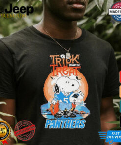 Trick Treat Snoopy Teams Carolina Panthers Nfl Shirt