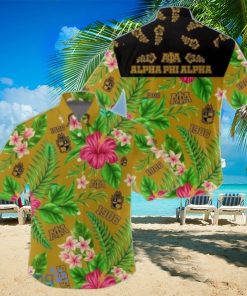 Tropcial Alpha Phi Alpha Hawaiian Shirt For Men And Women