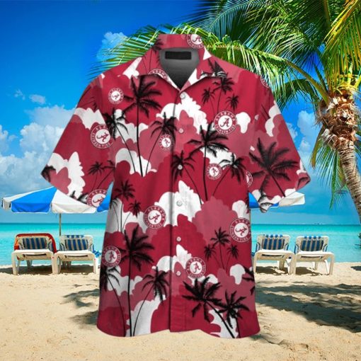 Tropical Elegance Hawaiian Shirt, Alabama Crimson Tide, Memorable NCAA Gift