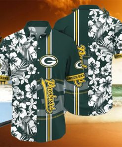 Tropical Floral NFL Green Bay Packers Hawaiian Shirt