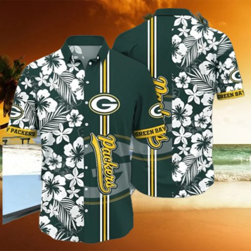 Tropical Floral NFL Green Bay Packers Hawaiian Shirt