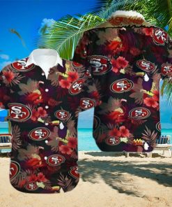 Tropical Flower Aloha San Francisco 49ers Hawaiian Shirt Best NFL Gift