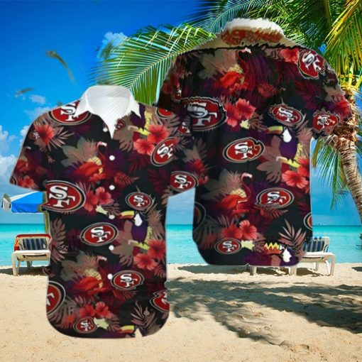 Tropical Flower Aloha San Francisco 49ers Hawaiian Shirt Best NFL Gift