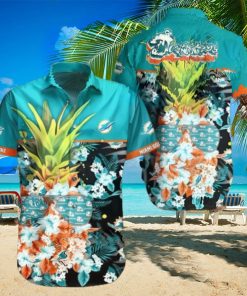 Tropical Flower Miami Dolphins Hawaiian Shirt Gift Aloha Shirt