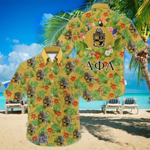 Tropical Forest Alpha Phi Alpha Hawaiian Shirt For Men And Women