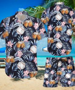 Tropical Hawaiian Shirt, Short Unique Gift