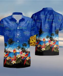 Tropical Miami Dolphins Parrot Hawaiian Shirt And Short