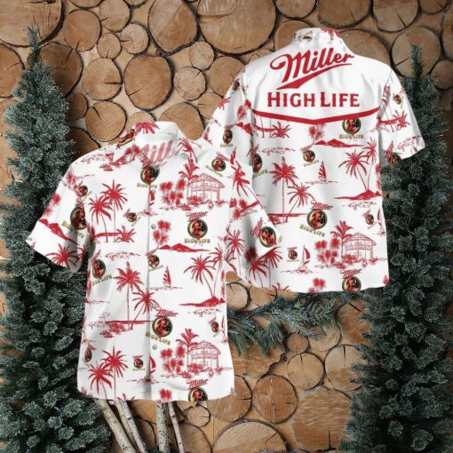 Tropical Miller High Life Hawaiian Shirt And Short Combo For Men And Women