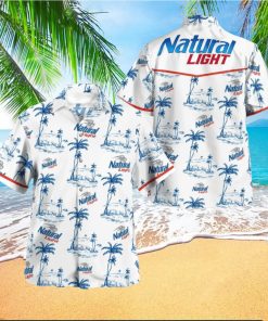 Tropical Natural Light Button Hawaiian Shirt