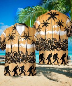 Tropical Palm Bigfoot Hawaii Shirt 3D Printed Gift For Summer