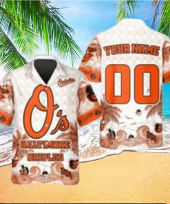 Tropical Palm Tree Orioles Hawaiian Shirt – Bring The Beach To Baltimore