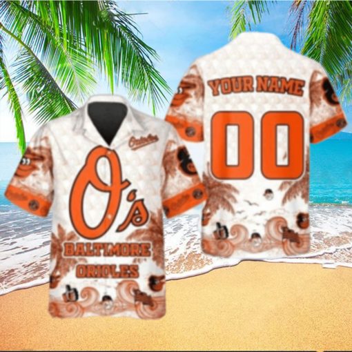 Tropical Palm Tree Orioles Hawaiian Shirt – Bring The Beach To Baltimore