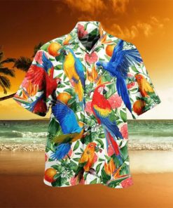 Tropical Parrot Hawaiian Shirt For Men Women