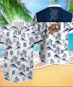 Tropical Retreat Detroit Tigers Hawaiian Shirt