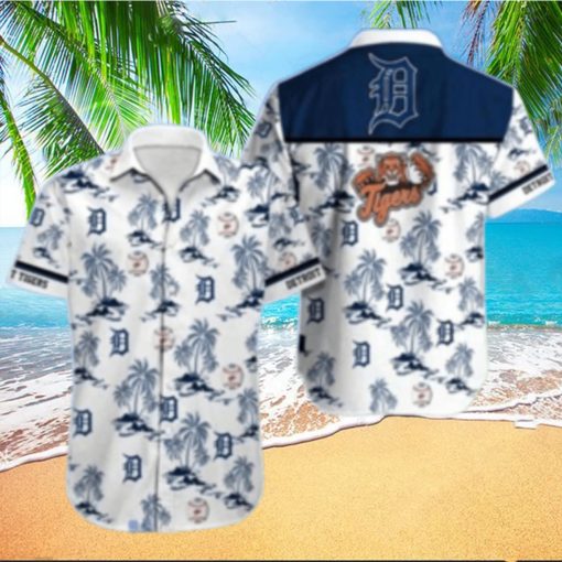 Tropical Retreat Detroit Tigers Hawaiian Shirt