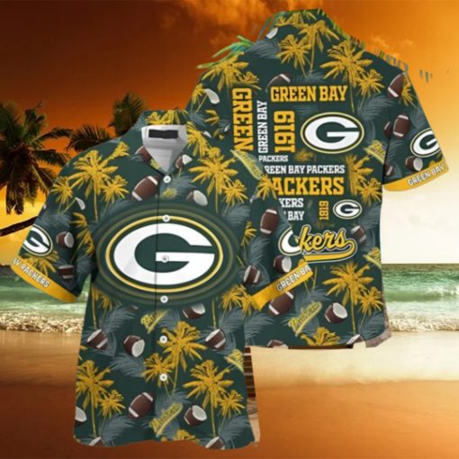 Tropical Summer Green Bay Packers Hawaiian Shirt