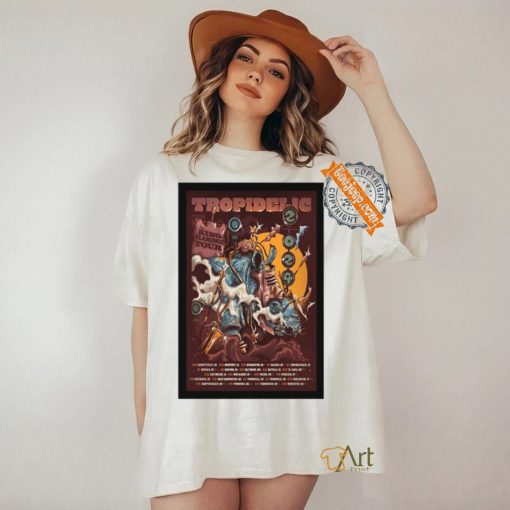 Tropidelic the king flamingo summer show 2024 poster shirt