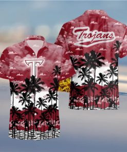 Troy Trojans Palms Tree Hawaiian Shirt