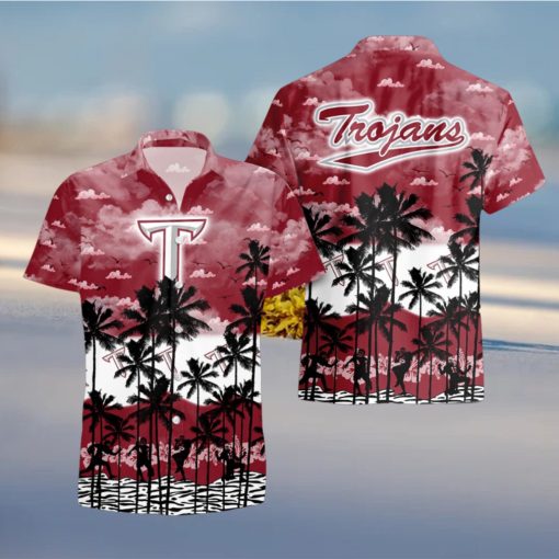 Troy Trojans Palms Tree Hawaiian Shirt