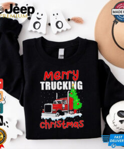 Trucker Merry trucking Christmas shirt