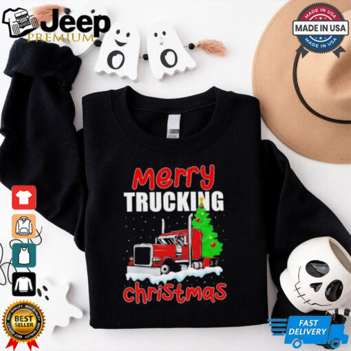 Trucker Merry trucking Christmas shirt