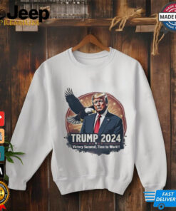 Trump 2024 Eagle Victory Secured Time to Work Shirt