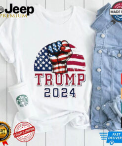 Trump 2024 Fight America flag shirt