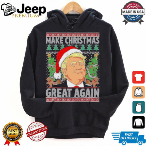 Trump 2025 Make Christmas Great Again Ugly Christmas Sweaters T Shirt