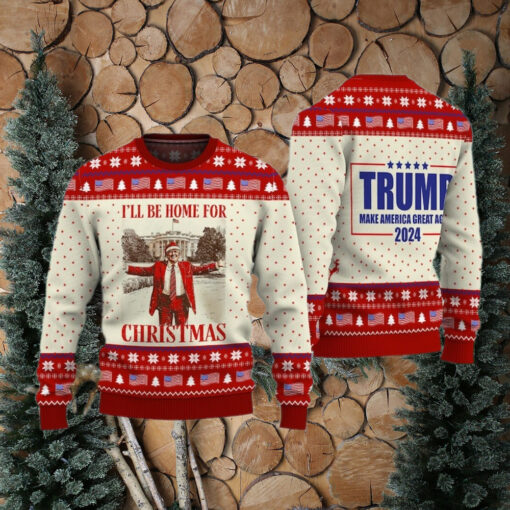 Trump Christmas Ugly Sweater,Merry Christmas Great Again Ugly Sweater