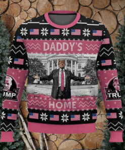 Trump Daddy’s Home White House 2024 Christmas Sweater