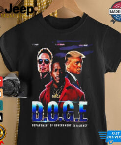 Trump Elon Musk Antonio Brown Doge Department Of Government Efficiency T Shirts