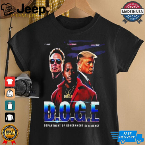 Trump Elon Musk Antonio Brown Doge Department Of Government Efficiency T Shirts